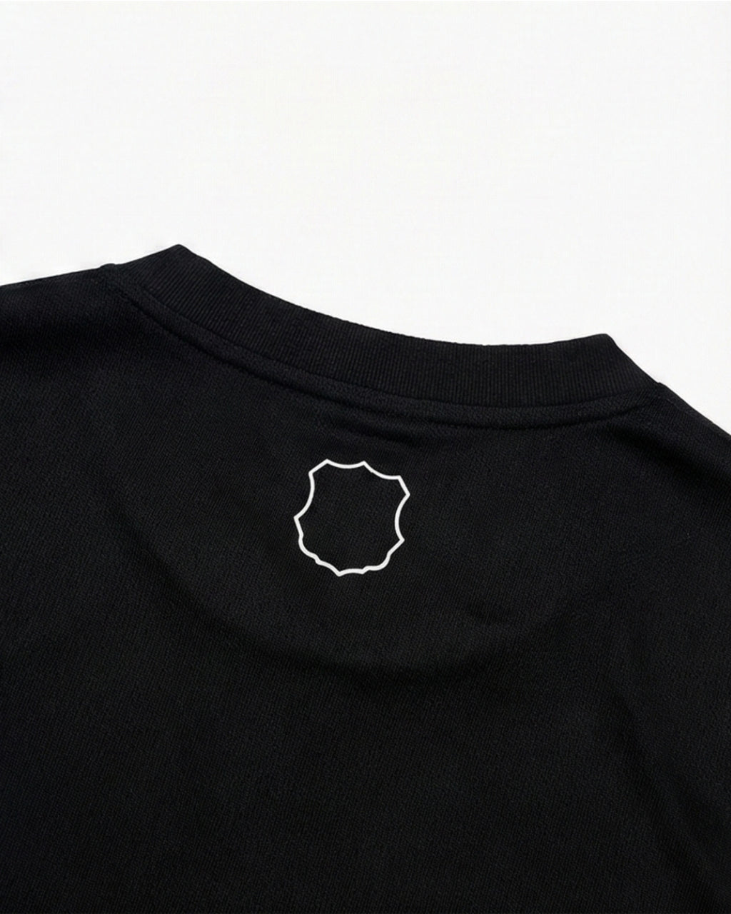 Col arrière du Maillot Palestine Noir