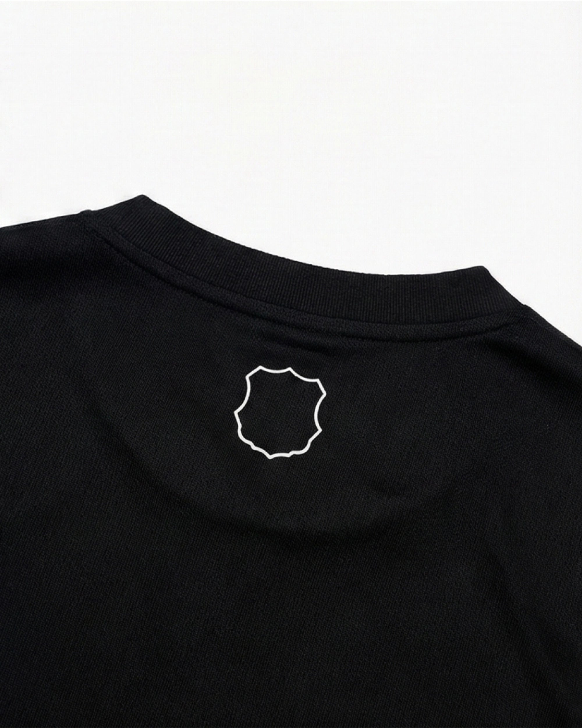 Col arrière du Maillot Palestine Noir